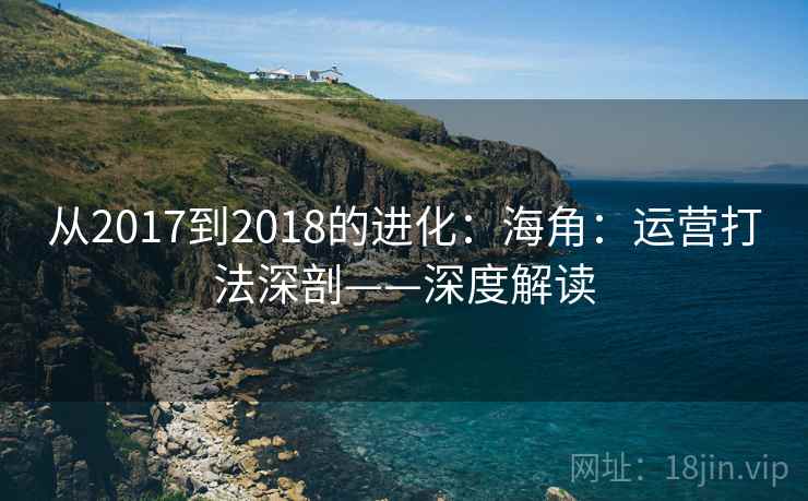 从2017到2018的进化：海角：运营打法深剖——深度解读