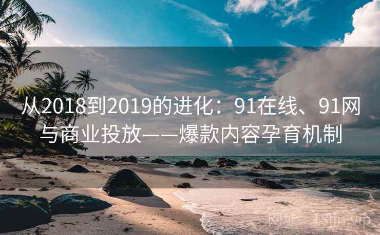 从2018到2019的进化：91在线、91网与商业投放——爆款内容孕育机制