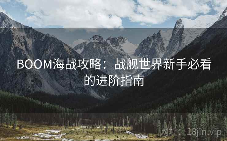 BOOM海战攻略：战舰世界新手必看的进阶指南