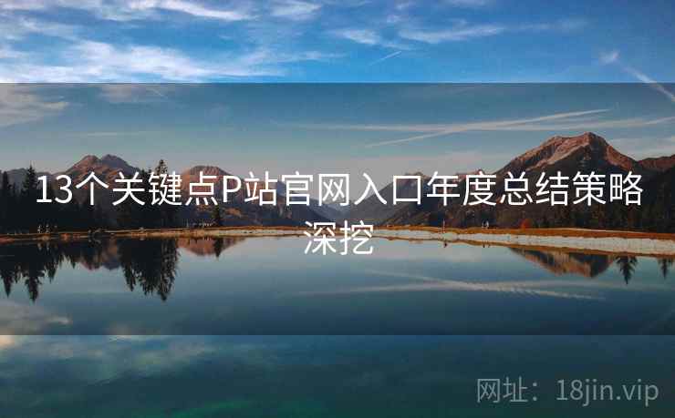 13个关键点P站官网入口年度总结策略深挖