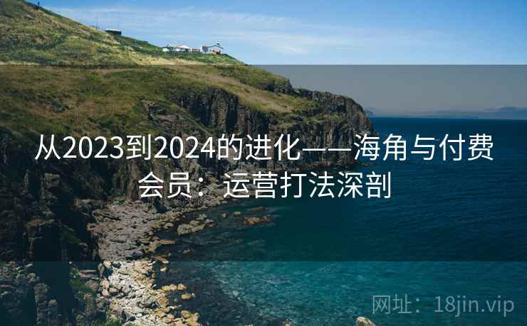 从2023到2024的进化——海角与付费会员：运营打法深剖